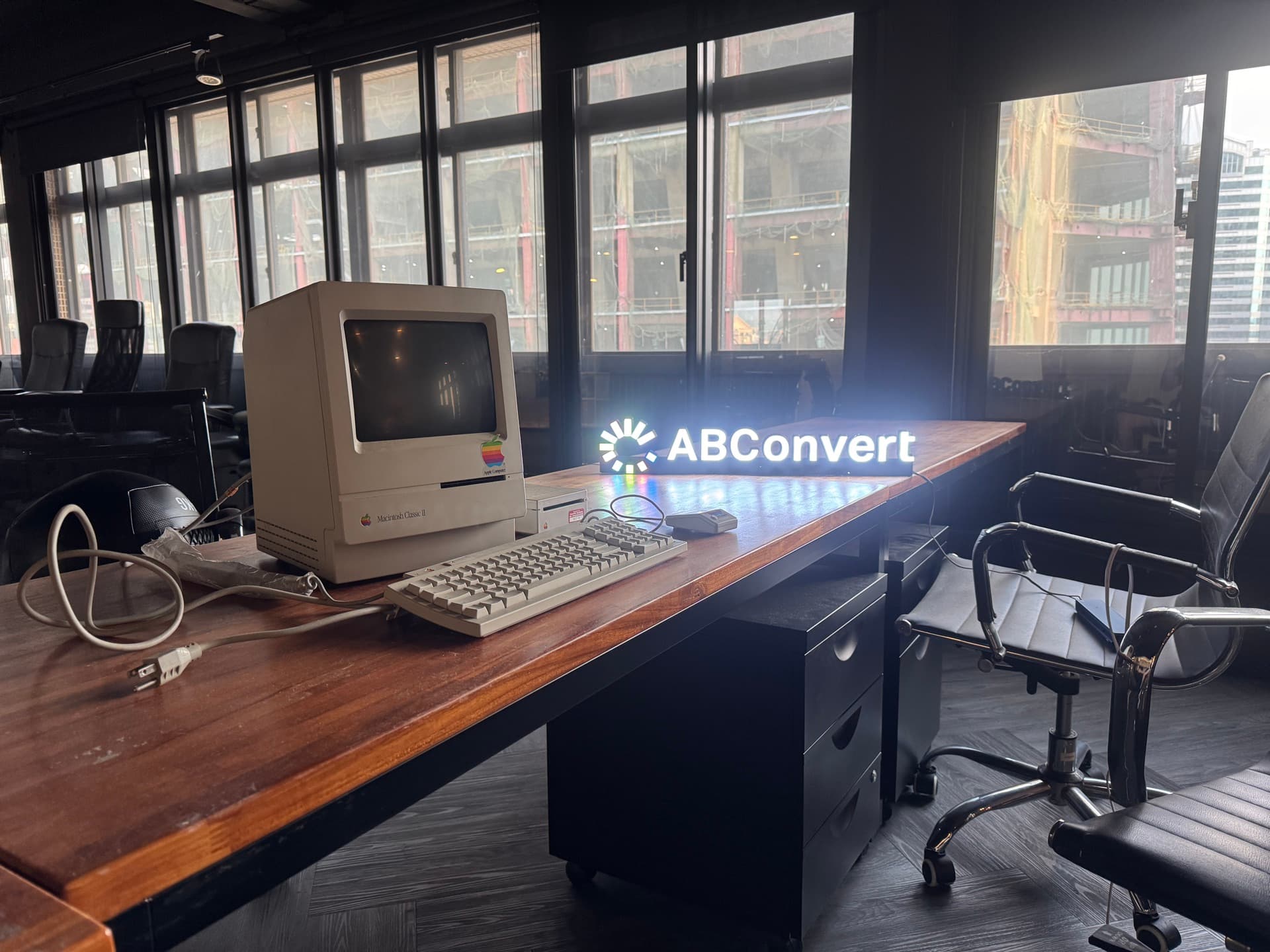 Inside the ABConvert office in Taiwan